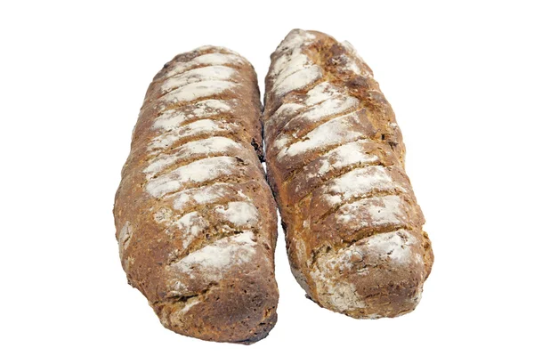 两个昼伏夜出的面包 — 图库照片