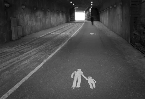 보행자 터널 — 스톡 사진