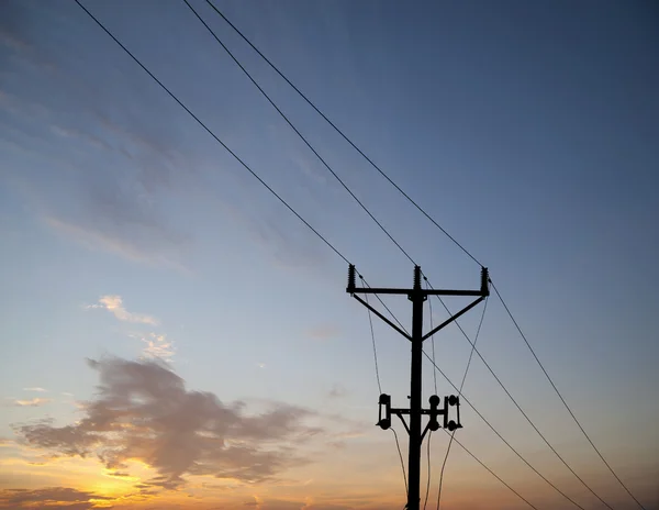Biegun energii elektrycznej — Zdjęcie stockowe
