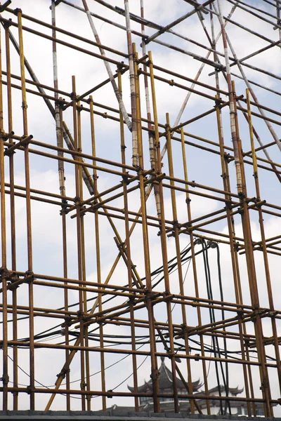 Bamboo scaffolding — Stock Photo, Image