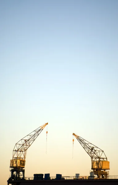 Two cranes — Stock Photo, Image