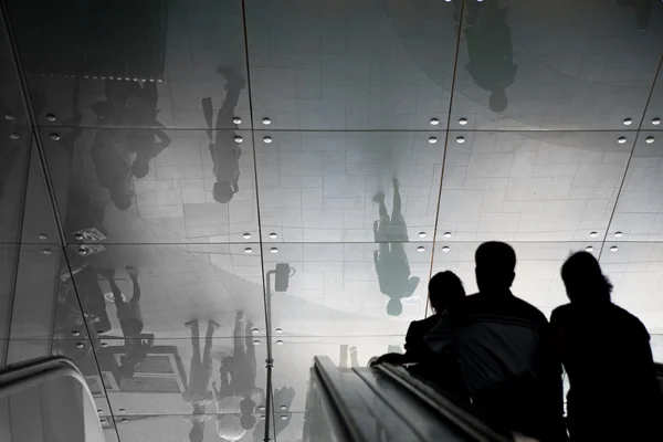 In escalator — Stock Photo, Image