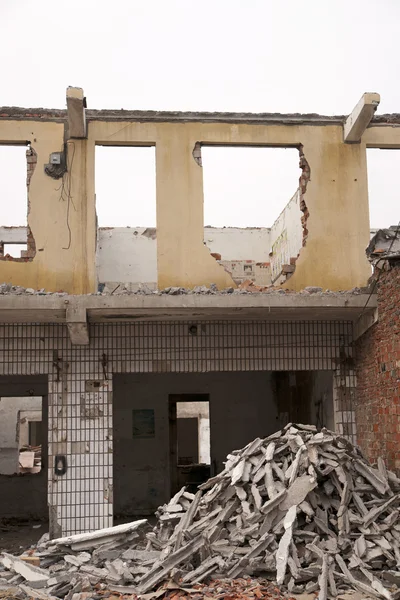 Edifício demolido — Fotografia de Stock