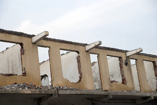 한 건물의 붕괴 — 스톡 사진