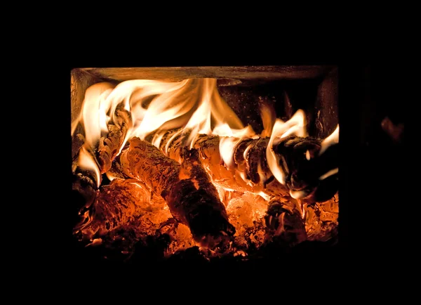 Vlammen en gloed — Stockfoto