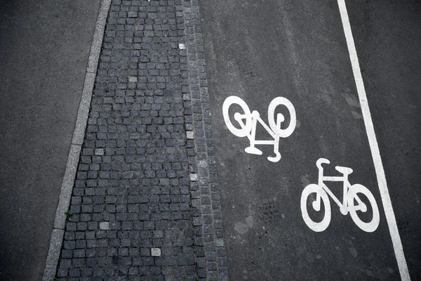 Sinais de bicicleta — Fotografia de Stock