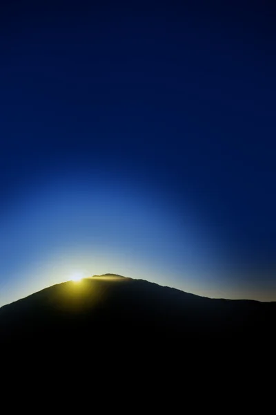砂漠での日の出 — ストック写真