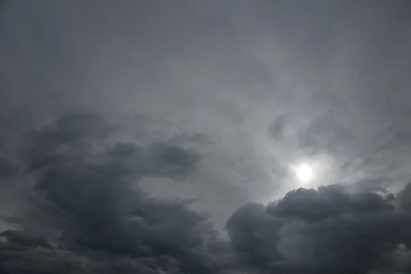 Gray moody sky — Stock Photo, Image