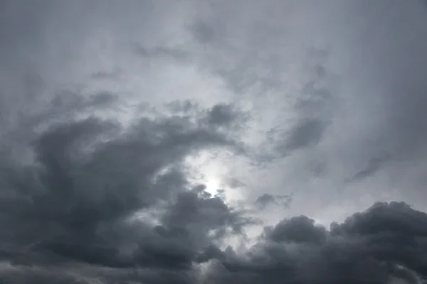 Gray moody sky — Stock Photo, Image