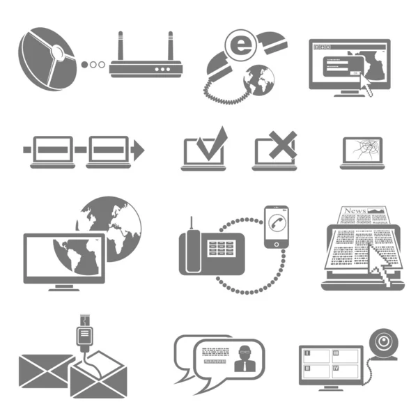 Icono de vector de comunicaciones — Archivo Imágenes Vectoriales