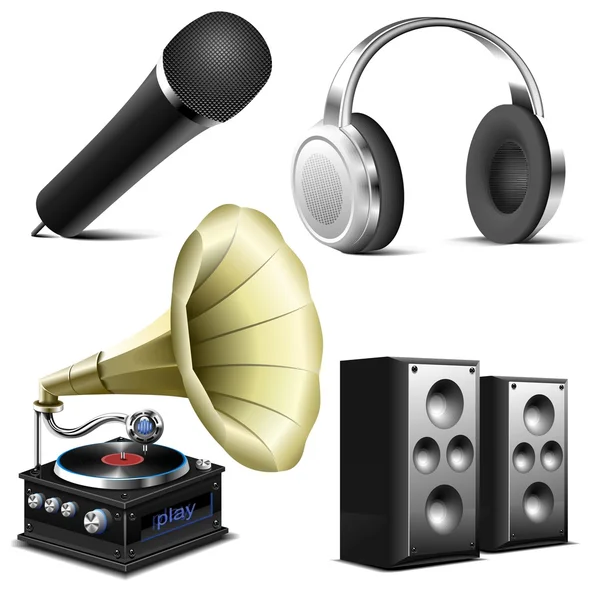 stock vector Sound equipment