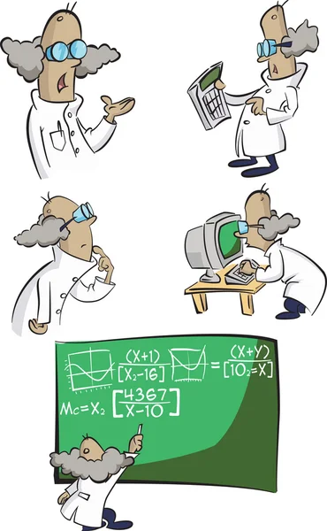 วิทยาศาสตร์บ้า — ภาพเวกเตอร์สต็อก