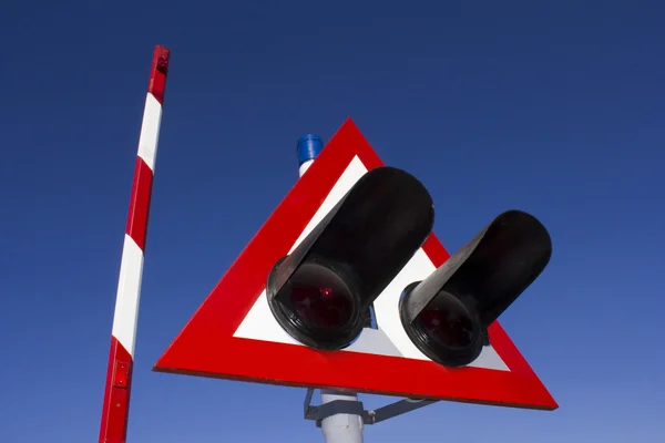 stock image Railway traffic lights