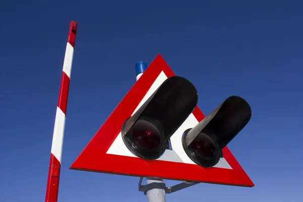 Vasúti közlekedési lámpák — Stock Fotó