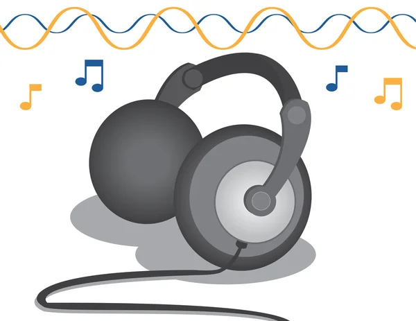 Écouteurs — Image vectorielle
