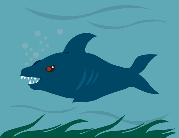 Köpekbalığı — Stok Vektör