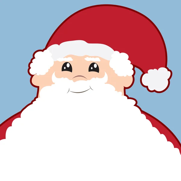 Santa skägg — Stock vektor
