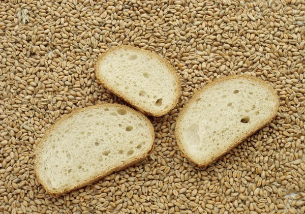 小麦種子のパンのスライス — ストック写真