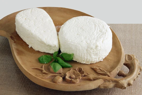 Коттедж белый сыр — стоковое фото