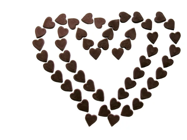 Doce amor chocolate — Fotografia de Stock