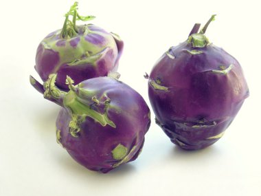 Lila kohlrabies