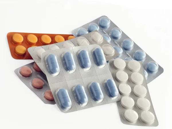 Medicamentos multicoloridos — Fotografia de Stock