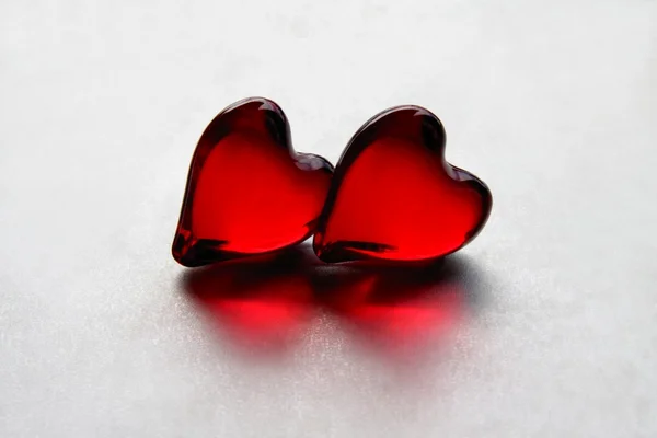 Två hjärtan i kärlek — Stockfoto