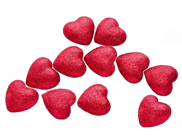 Los corazones rojos como símbolo de amor —  Fotos de Stock