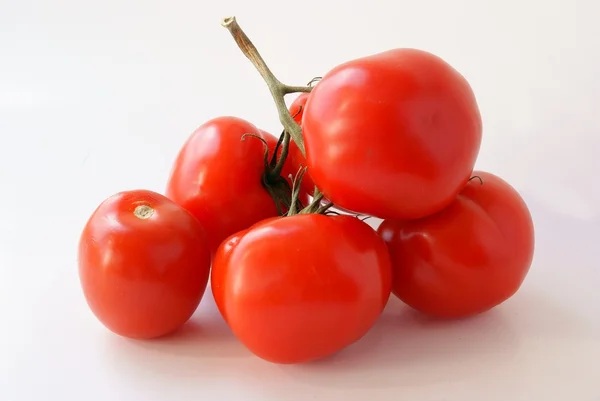 Agrupamento de tomates vermelhos — Fotografia de Stock
