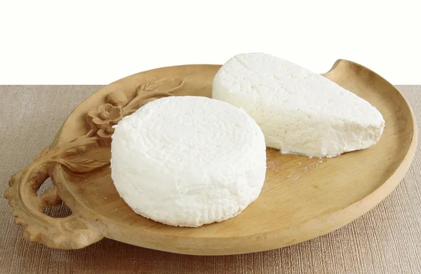 白のカッテージ チーズ — ストック写真