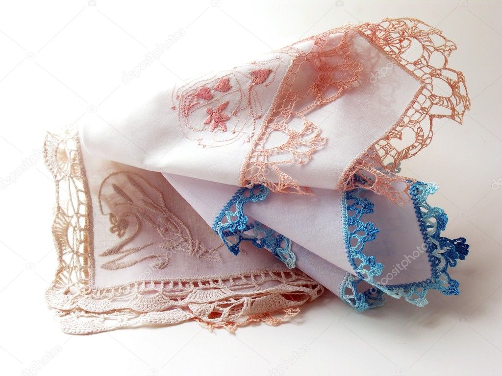 Lady's ornamental handkerchieves