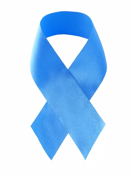 Awarenesse blue ribbon — Stockfoto