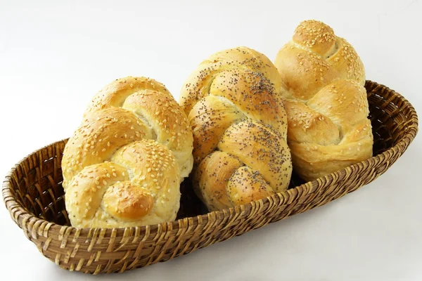 Wheat white rolls — Stock Photo, Image