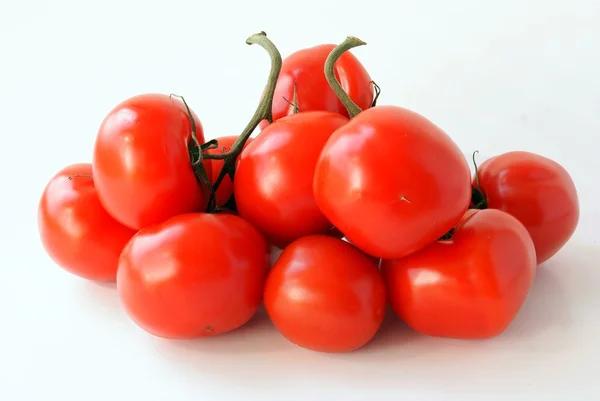 Klynge af røde tomater - Stock-foto