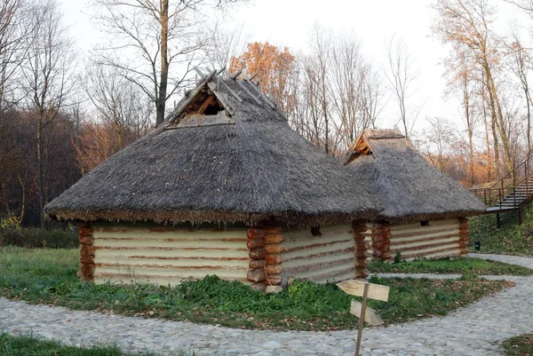 Скансен музей Trzcinica в Польщі — стокове фото