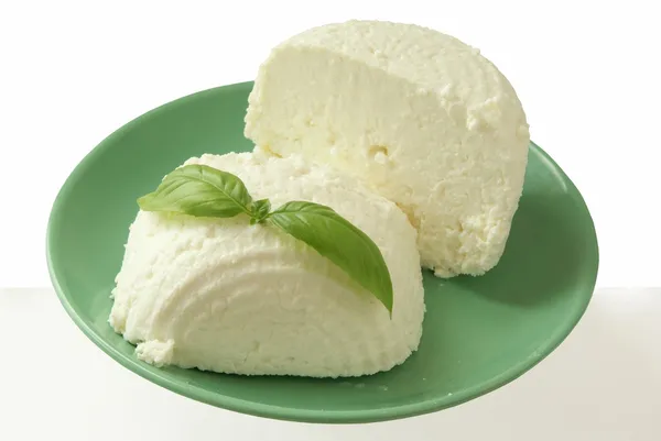 흰 코 티 지 치즈 — 스톡 사진