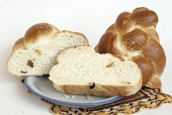 Sweet bun for breakfast — Stock Photo, Image