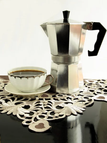 Filiżanka kawy z kawy — Zdjęcie stockowe