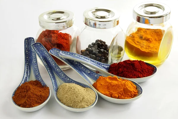 Various spices from my kitchen — Stock Photo, Image