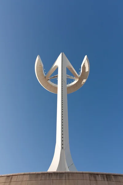 Calatrava's telecommunications tower close-up Royalty Free Stock Images