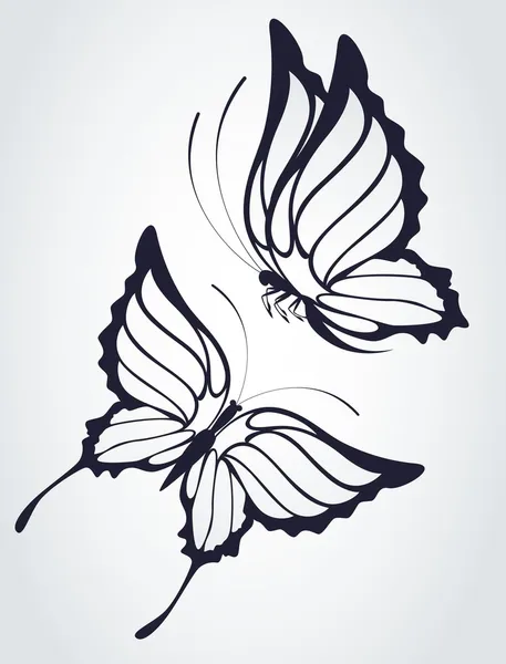 Tropiska fjäril — Stockfoto