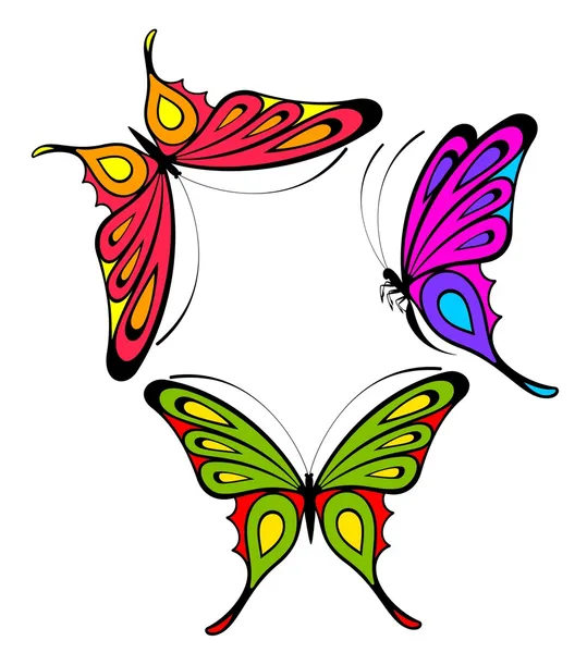 Тропическая бабочка — стоковое фото