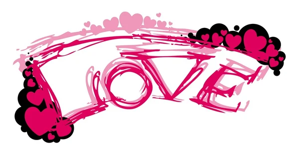 Abstract pink love — Stock Photo, Image
