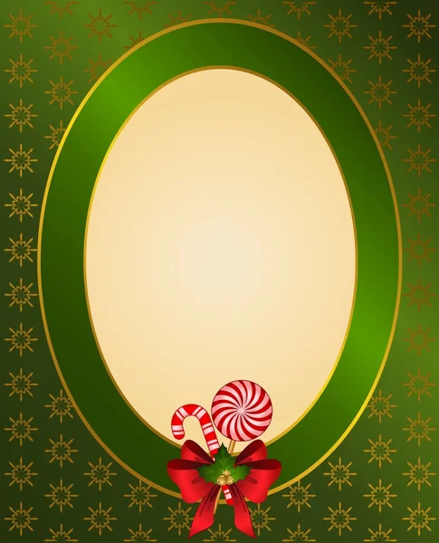 Рождественский фон с луком — стоковое фото