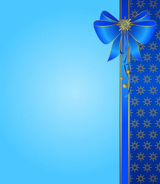 Рождественские ленты украшены фоном с луком — стоковое фото