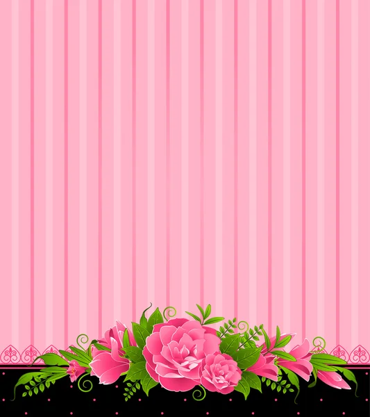 Mooie achtergrond met bloemen — Stockfoto