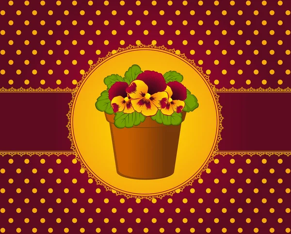 Hintergrund mit Blumen — Stockfoto