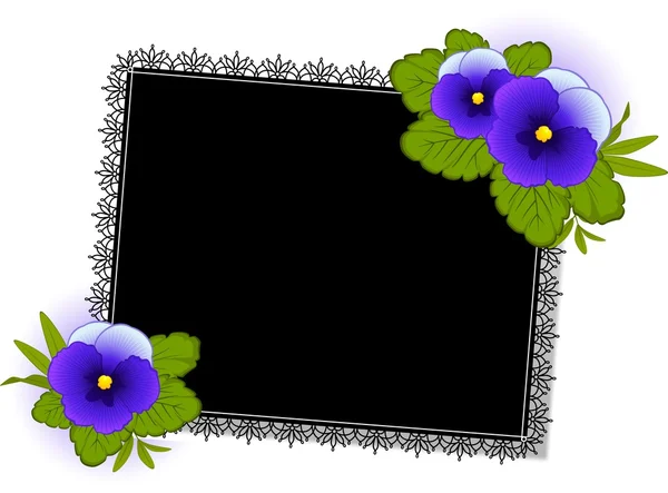 Pozadí s květinami — Stock fotografie