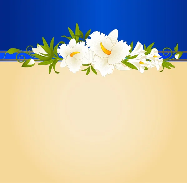 फूलों के साथ पृष्ठभूमि — स्टॉक फ़ोटो, इमेज