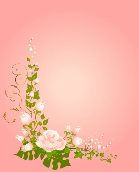Háttér virágokkal — Stock Fotó